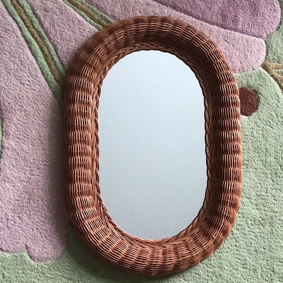 Vintage Accents Vintage Wicker Mirror Poshmark